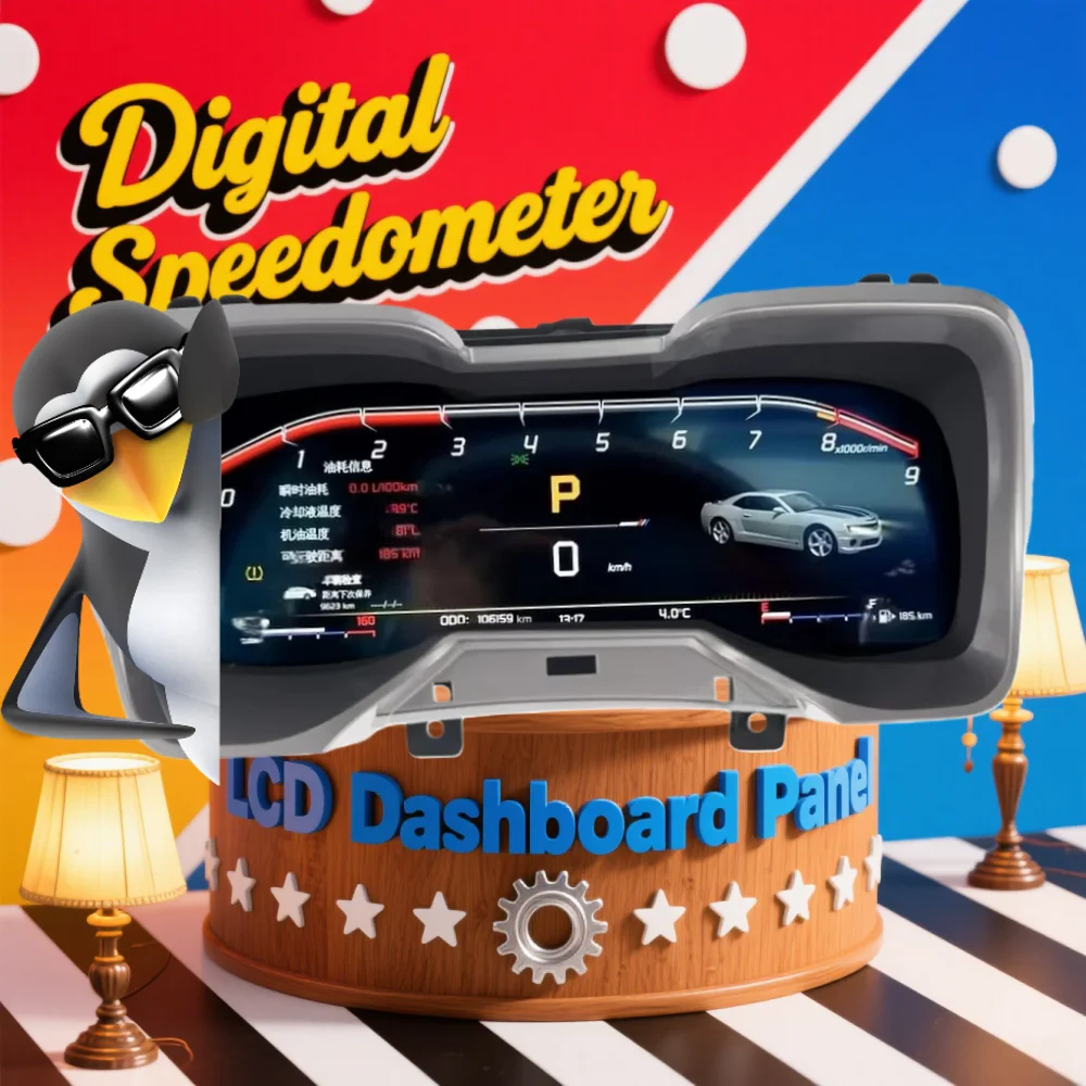 12,3-дюймовый ЖК-дисплей приборной панели автомобиля цифровой кластер спидометр виртуальный центр панели кабины для Chevrolet Camaro 2010-2015
12,3-дюймовый ЖК-дисплей приборной панели автомобиля цифровой кластер спидометр виртуальный центр панели кабины для Chevrolet Camaro 2010-2015