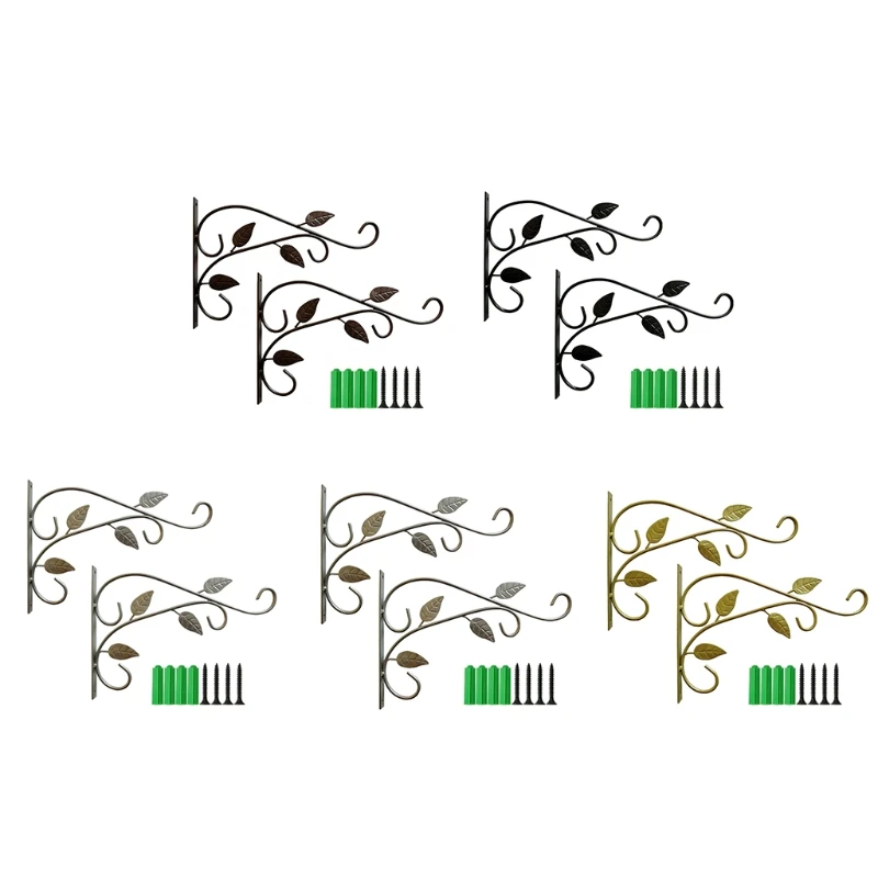 Wall Hanging Plant Bracket Wrought Iron Flower Basket for Feeders Wind Chimes Drop shipping
Wall Hanging Plant Bracket Wrought Iron Flower Basket for Feeders Wind Chimes Drop shipping