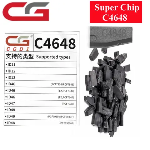 CGDI C4648 Super Chip ID 11 12 13 46 47 48 49 4A Use for CGDI K2 Smart Key Tool