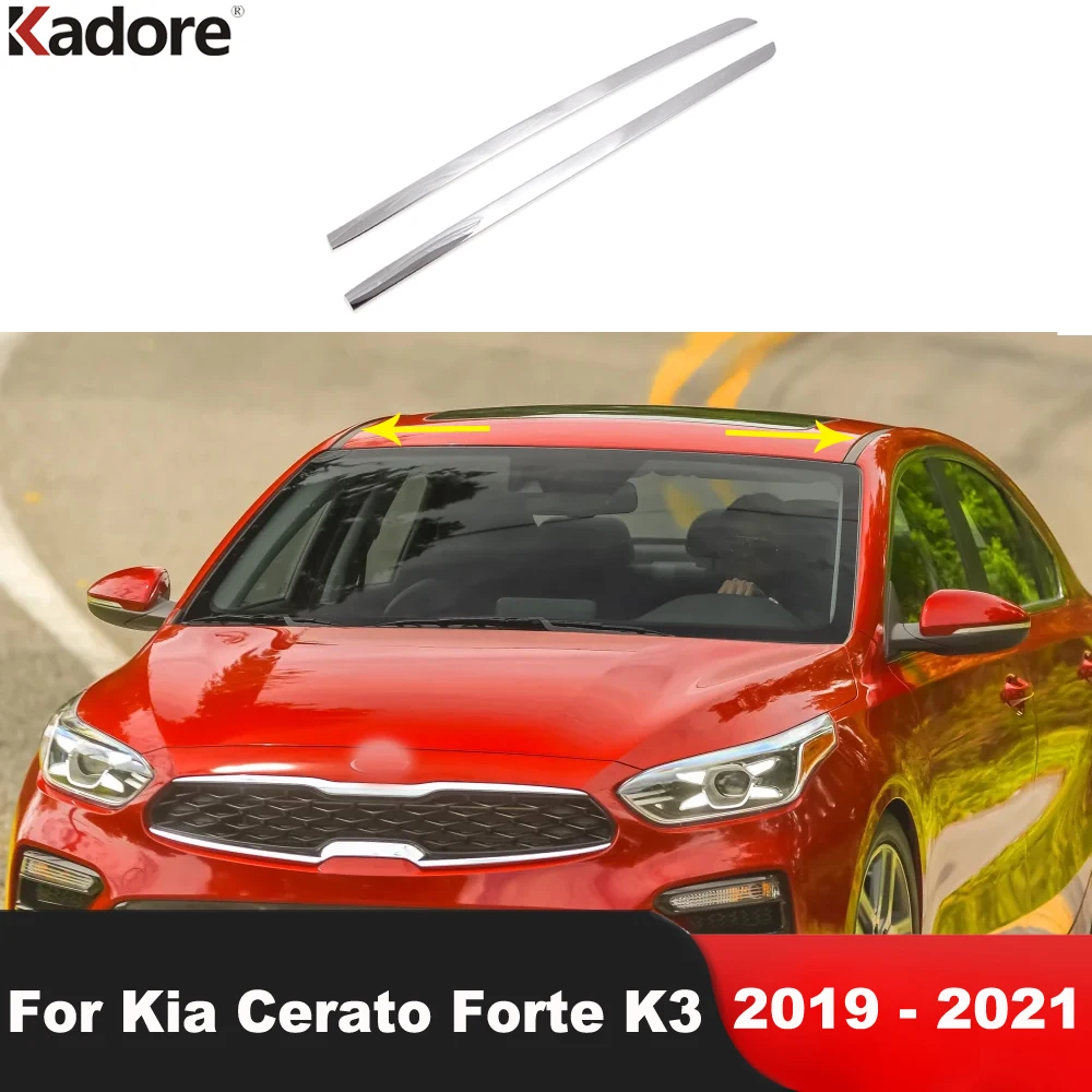 Car Roof Trim For Kia K3 Forte Cerato 2019 2020 2021 Sedan Stainless Steel Front Window Windshield Molding Strips Accessories
Car Roof Trim For Kia K3 Forte Cerato 2019 2020 2021 Sedan Stainless Steel Front Window Windshield Molding Strips Accessories