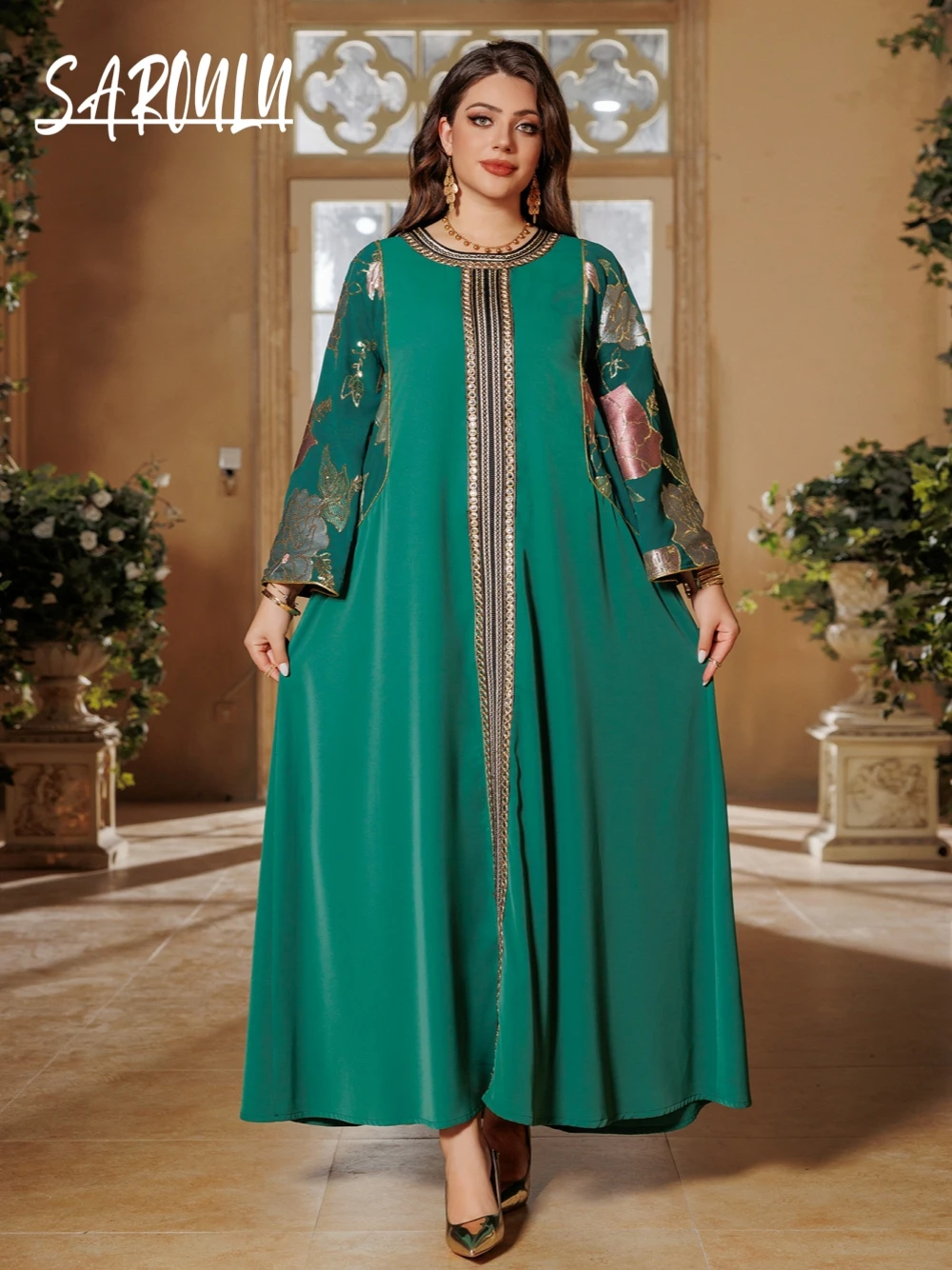 2026 Kaftan Sequined Elegant Evening Dress, Popular Lace Muslim Robe, High Quality, Abaya Stunning Prom Gown, 3 Colors
2026 Kaftan Sequined Elegant Evening Dress, Popular Lace Muslim Robe, High Quality, Abaya Stunning Prom Gown, 3 Colors