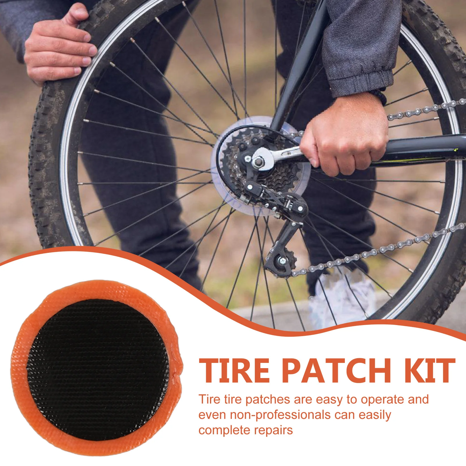 48 Pcs Patch for Rubber Tube Motorcycle Bike Tire Repair Suite Kit Sealant Heavy Duty Patches
48 Pcs Patch for Rubber Tube Motorcycle Bike Tire Repair Suite Kit Sealant Heavy Duty Patches