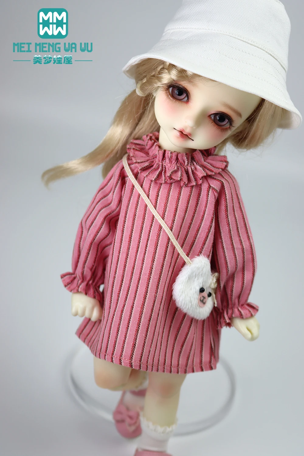 Подходит для 30 см 1/6 YOSD MYOU BJD, одежда для кукол, модное полосатое платье с воротником для куклы, игрушки, подарки
Подходит для 30 см 1/6 YOSD MYOU BJD, одежда для кукол, модное полосатое платье с воротником для куклы, игрушки, подарки