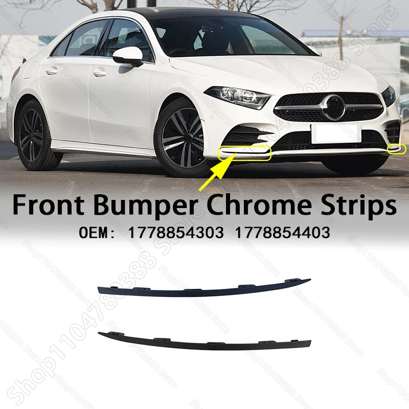 Front Bumper Lip Cover Trim Molding Strip 1778854303 1778854403 For 2019-2022 W177 Mercedes Benz A180 A220 A250 A35 AMG
Front Bumper Lip Cover Trim Molding Strip 1778854303 1778854403 For 2019-2022 W177 Mercedes Benz A180 A220 A250 A35 AMG