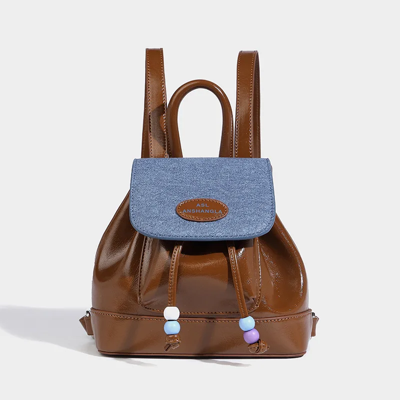Chikage Fashion Trend Student Schoolbag Large Capacity Wind Oil Wax Leather Small Bag Women Draw Rope New Commuter Backpack
Chikage Fashion Trend Student Schoolbag Large Capacity Wind Oil Wax Leather Small Bag Women Draw Rope New Commuter Backpack