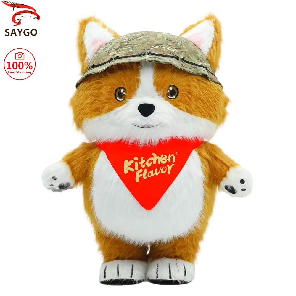SAYGO Corgi Inflatable Costume Mascot Parade Adult Cosplay Animal Birthday Halloween Party Plush Set
SAYGO Corgi Inflatable Costume Mascot Parade Adult Cosplay Animal Birthday Halloween Party Plush Set