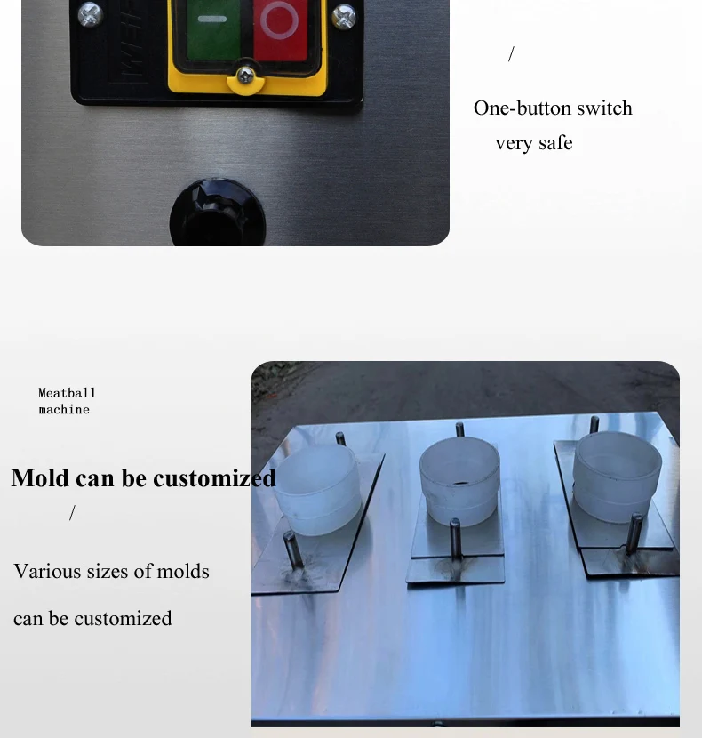 Low Price High-Quality Fish Ball Making Machine Rice-Meat Dumplings Forming Machine
Low Price High-Quality Fish Ball Making Machine Rice-Meat Dumplings Forming Machine