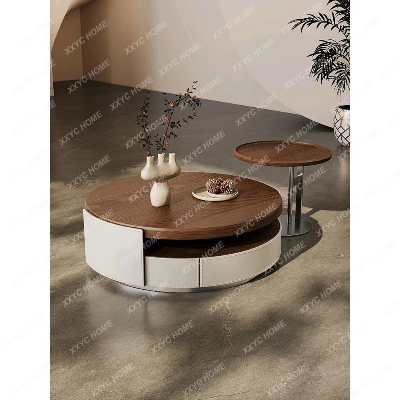 M Retro style small apartment coffee table living room home saddle leather light luxury
M Retro style small apartment coffee table living room home saddle leather light luxury