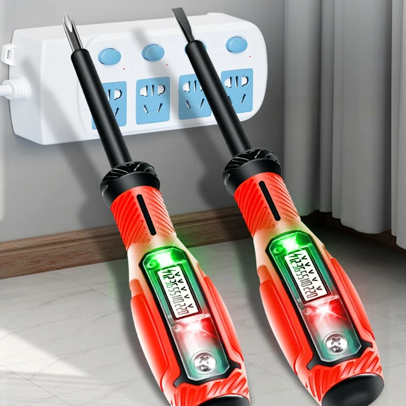 Современный цветной экран, электрик, обнаружение ломтика проводов, тестовая ручка, интеллектуальная шлицевая крестовая отвертка, электрический тестер FYTC
Современный цветной экран, электрик, обнаружение ломтика проводов, тестовая ручка, интеллектуальная шлицевая крестовая отвертка, электрический тестер FYTC