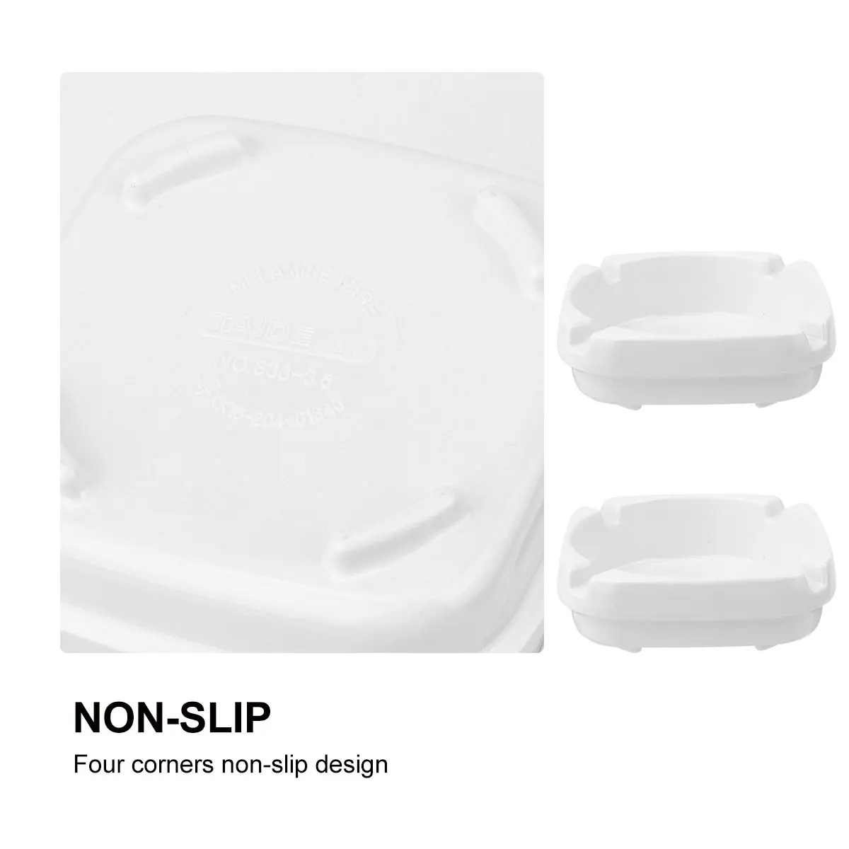 White Ashtray Household Smoking Square Shape Melamine Imitation Porcelain Cigarette Travel Easy Clean Heat Resistant Practical 
White Ashtray Household Smoking Square Shape Melamine Imitation Porcelain Cigarette Travel Easy Clean Heat Resistant Practical