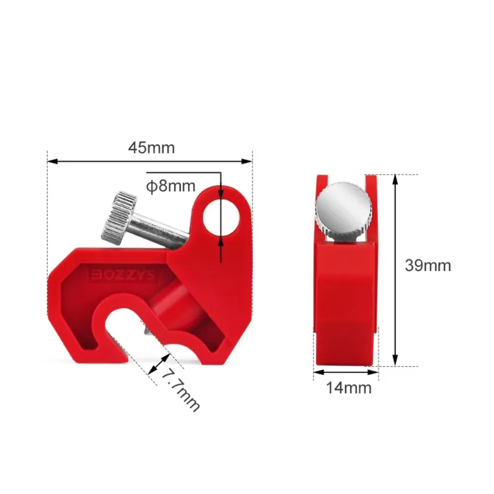 Durable Circuit Breaker Lockout Device Reinforced Nylon Universal Safety Lock Tool-Free Lock Safe Breaker Lock
Durable Circuit Breaker Lockout Device Reinforced Nylon Universal Safety Lock Tool-Free Lock Safe Breaker Lock