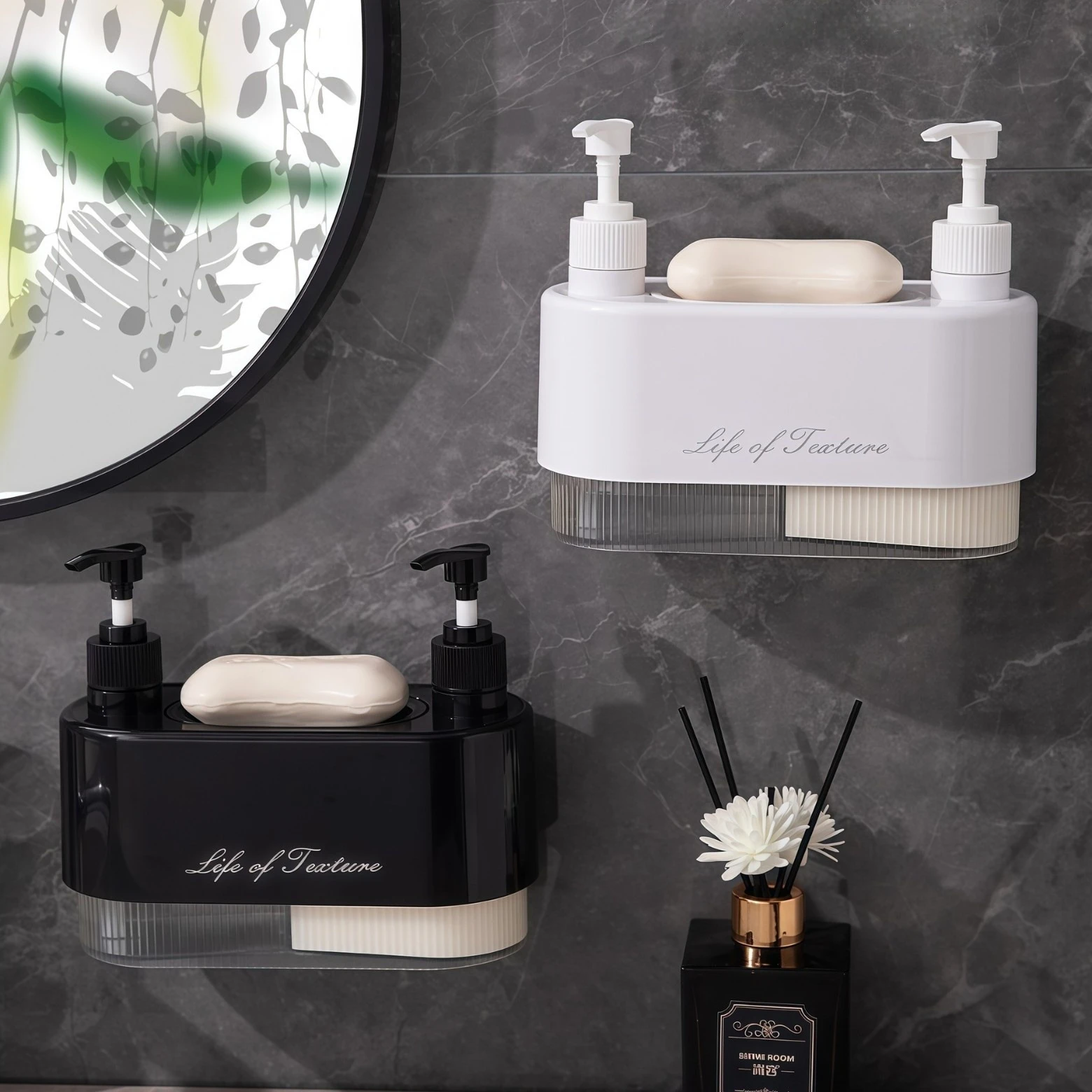 Shampoo Dispenser Bottles Punch-free Bathroom Toilet Lotion Shower Gel Press-type Dispenser Soap Dispenser Hotel Use
Shampoo Dispenser Bottles Punch-free Bathroom Toilet Lotion Shower Gel Press-type Dispenser Soap Dispenser Hotel Use