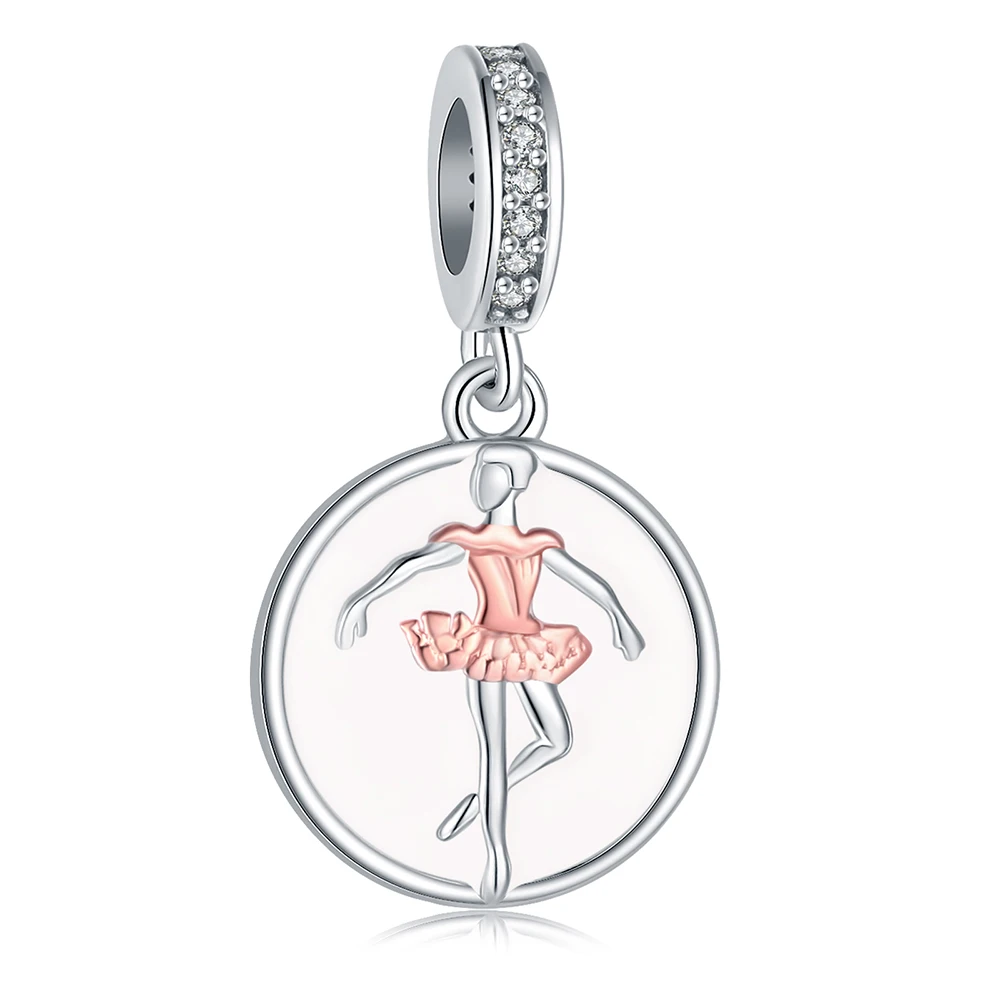 925 Sterling Silver Ballerina Charm Gymnastic Beads Fit European Bracelet/Necklaces Jewelry For Women Girls Dance Recital Gifts
925 Sterling Silver Ballerina Charm Gymnastic Beads Fit European Bracelet/Necklaces Jewelry For Women Girls Dance Recital Gifts