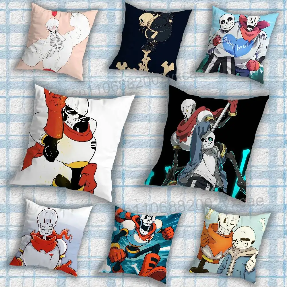 Bone bro Sans Undertale Papyrus Cushion Cover Suitable For Sofa Car Bedroom Office Cushions Decorative Pillow Case
Bone bro Sans Undertale Papyrus Cushion Cover Suitable For Sofa Car Bedroom Office Cushions Decorative Pillow Case