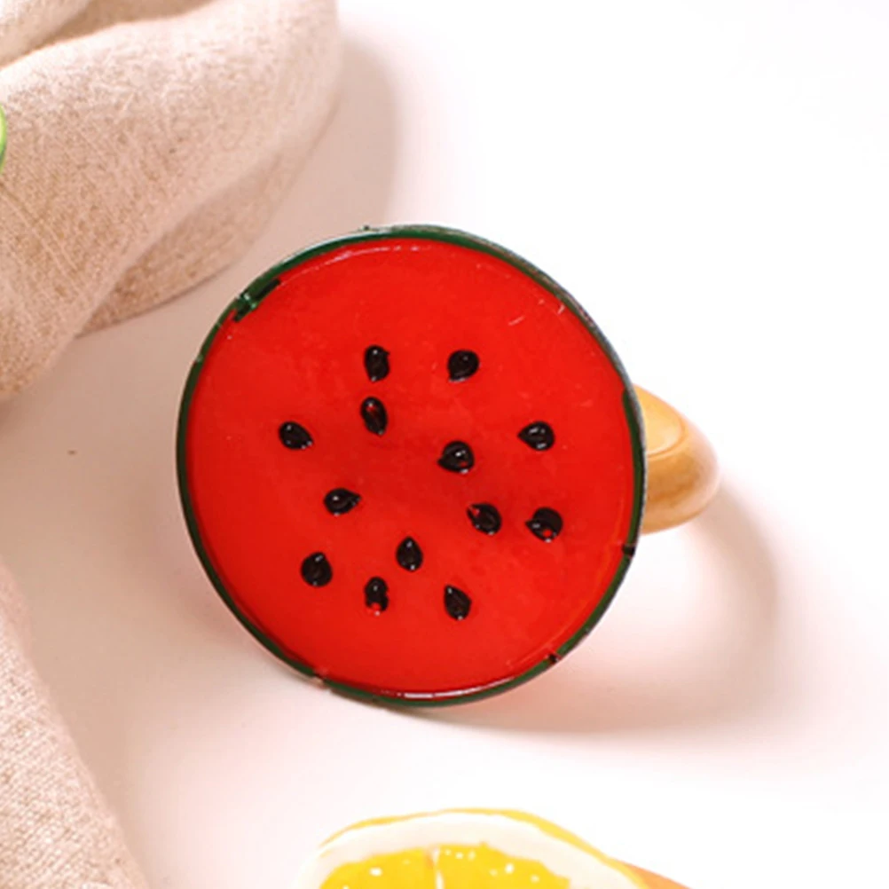 6pcs Watermelon Napkin Rings Fruit Holders Decorative Dining Table Buckles Party Serviette Ring Napkin Holder
6pcs Watermelon Napkin Rings Fruit Holders Decorative Dining Table Buckles Party Serviette Ring Napkin Holder