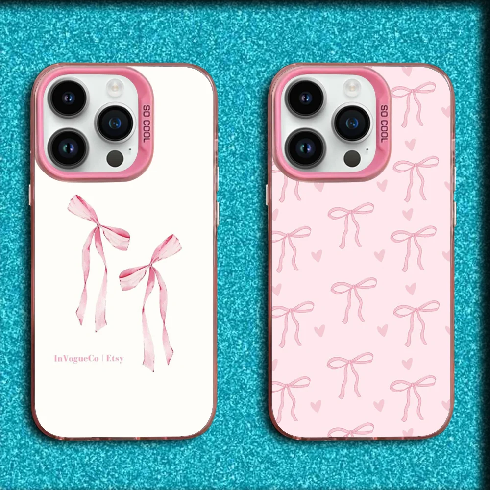 Cute Pink Bow Phone Case For iPhone 16,15,14,13,12,11,Mini,Pro,SE,MAX Pink Matte Silicone Cover
Cute Pink Bow Phone Case For iPhone 16,15,14,13,12,11,Mini,Pro,SE,MAX Pink Matte Silicone Cover