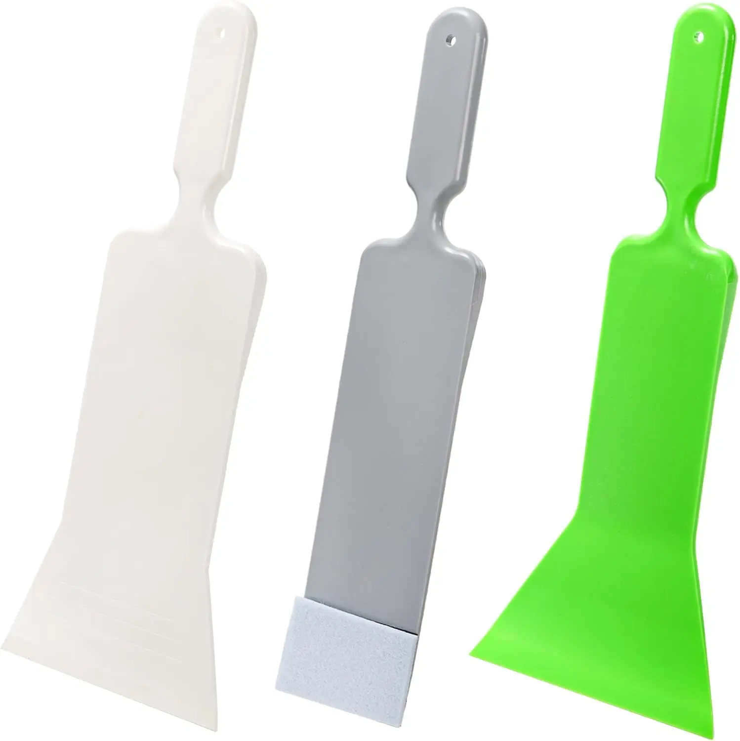 3-Piece Window Tint Tool Kit with Long Handle Bulldozer Squeegee, Scrubber Paddle, and Flat Glass Scraper for Car Windows
3-Piece Window Tint Tool Kit with Long Handle Bulldozer Squeegee, Scrubber Paddle, and Flat Glass Scraper for Car Windows