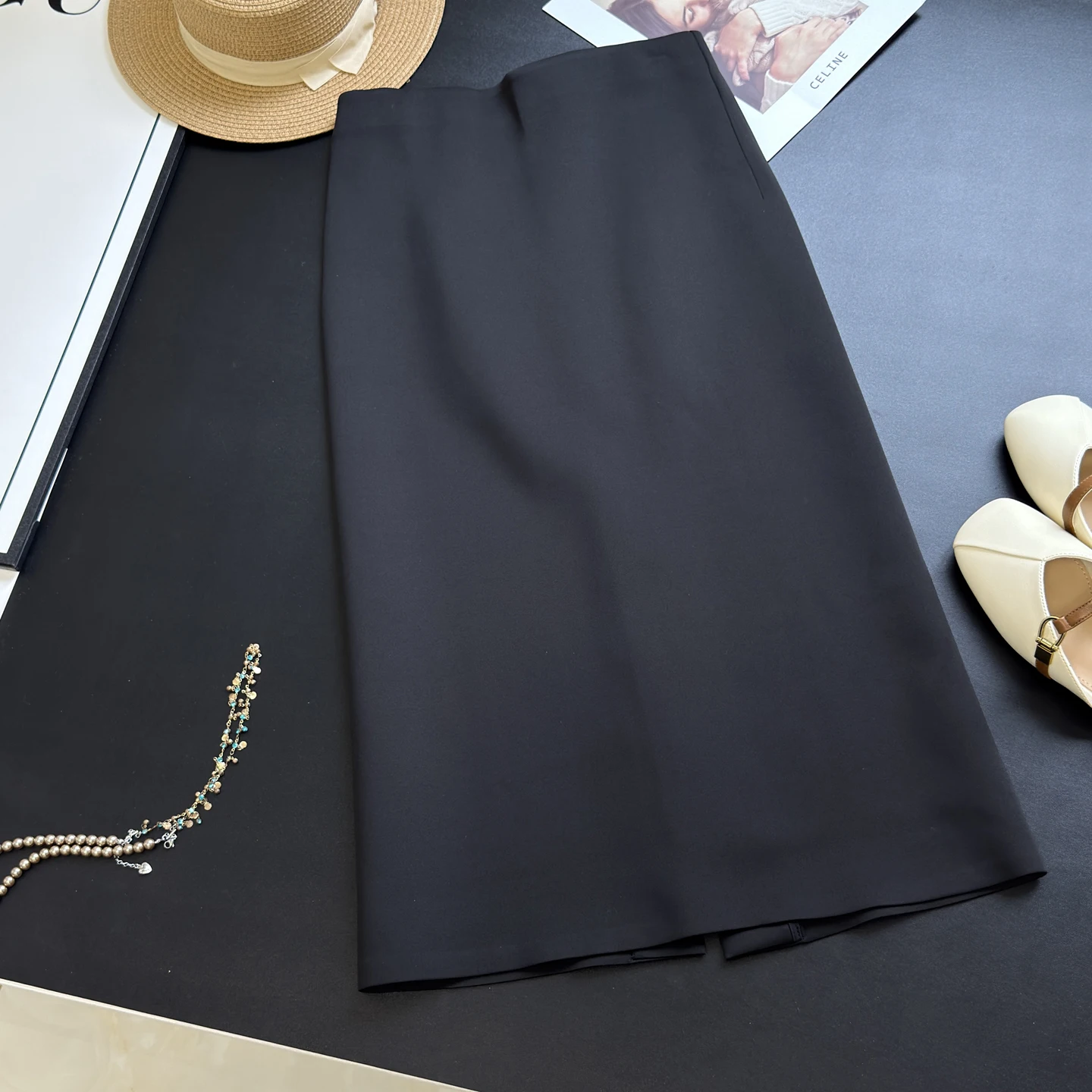 Row Sle Wind Vinegar A-Line Midi Skirt Women's Summer High Waist Straight Cut High Slit Acetate Dra Design Office Commute
Row Sle Wind Vinegar A-Line Midi Skirt Women's Summer High Waist Straight Cut High Slit Acetate Dra Design Office Commute