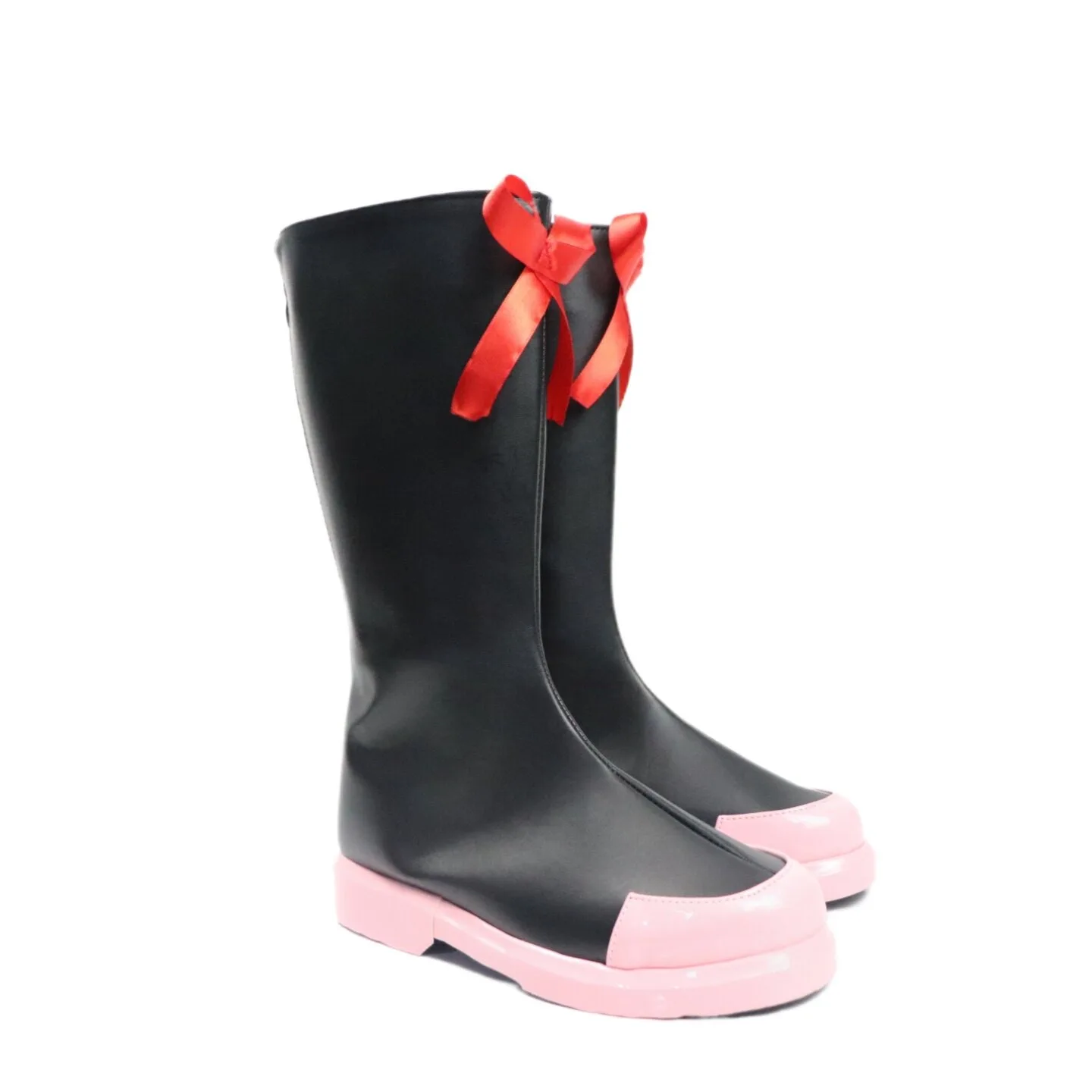 Chelsea Cosplay Shoes Black Boots with Bow Halloween Carnival PU Leather Shoes Anime Cosplay Props Custom Made Big Size
Chelsea Cosplay Shoes Black Boots with Bow Halloween Carnival PU Leather Shoes Anime Cosplay Props Custom Made Big Size