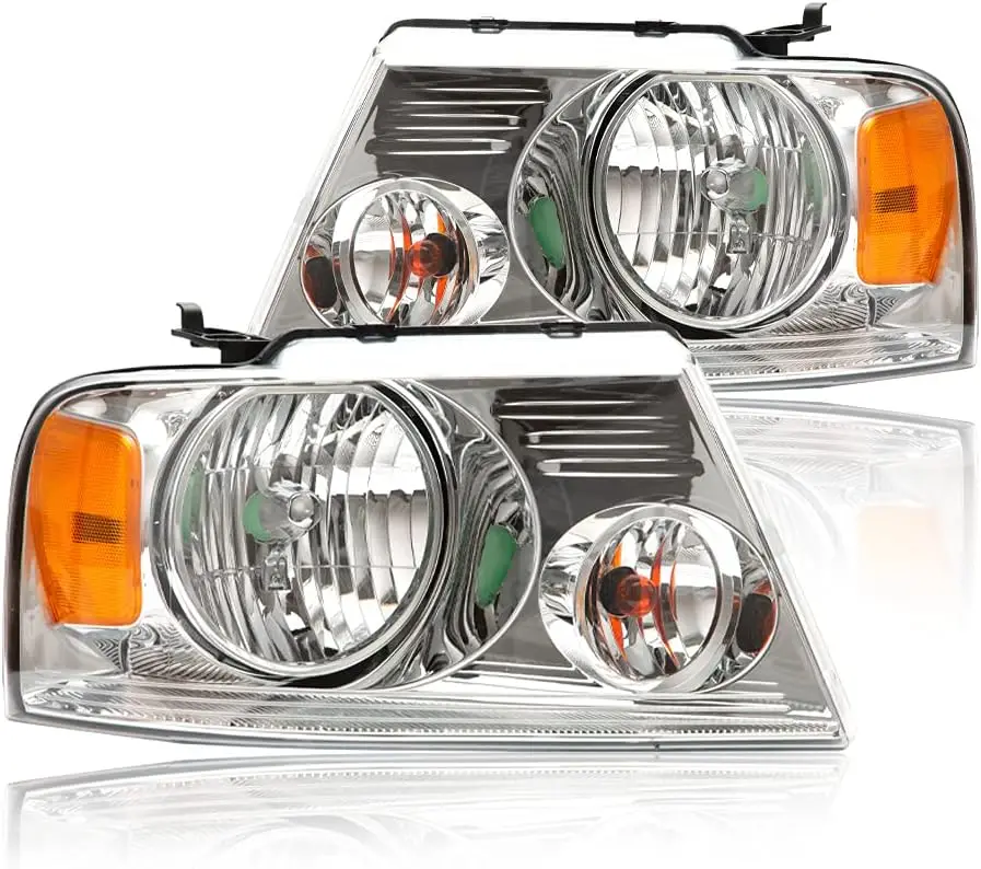 Фары, совместимые с Ford F-150 Pickup 04-08 06-08 Lincoln Mark LT (НЕ для моделей 04 F150 Heritage/Flareside) прозрачные
Фары, совместимые с Ford F-150 Pickup 04-08 06-08 Lincoln Mark LT (НЕ для моделей 04 F150 Heritage/Flareside) прозрачные