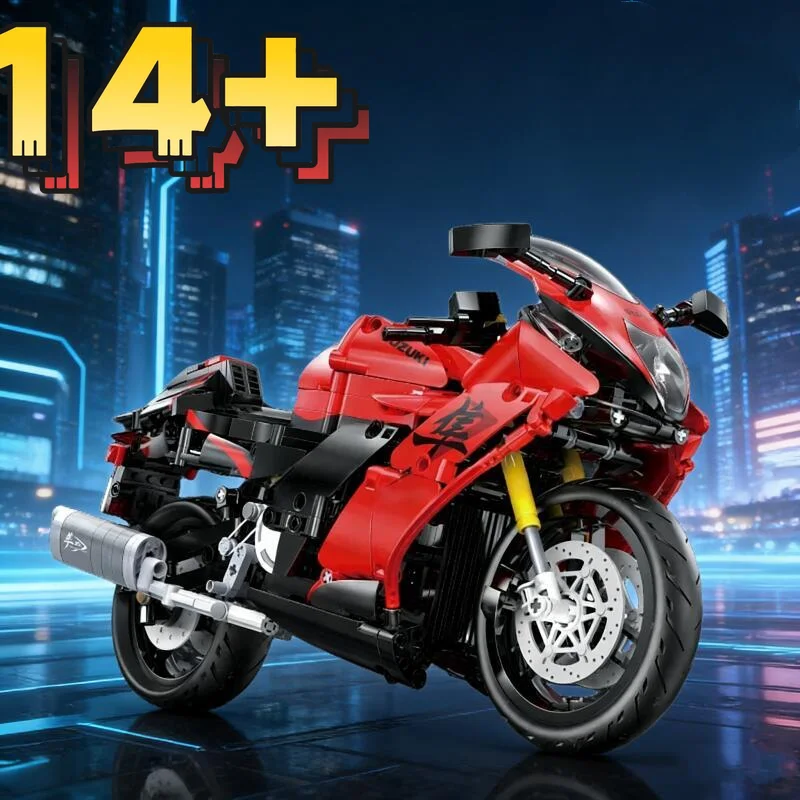 НОВИНКА: Техническая модель японского мотоцикла GSX1300R из строительных блоков, коллекционная игрушка-конструктор
НОВИНКА: Техническая модель японского мотоцикла GSX1300R из строительных блоков, коллекционная игрушка-конструктор