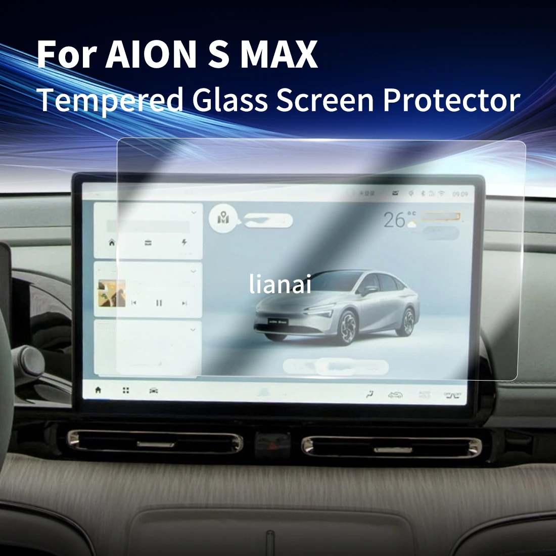 Carplay Screen Protector Tempered Glass Protective Film Navigator Auto Car Stickers Accessories For24 Guangqi Aian S MAX 
Carplay Screen Protector Tempered Glass Protective Film Navigator Auto Car Stickers Accessories For24 Guangqi Aian S MAX