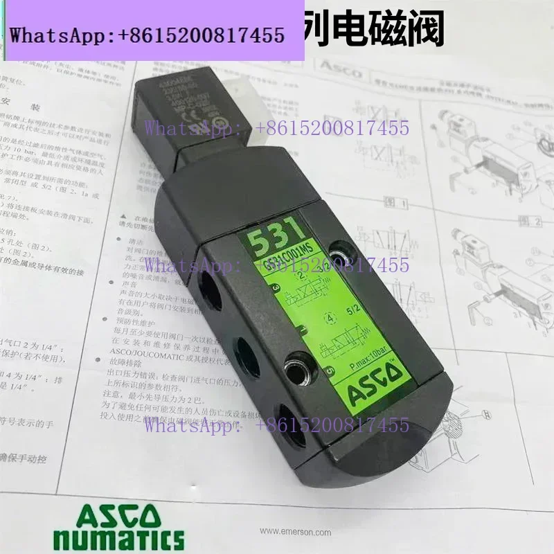 Solenoid valve G531C001MS/pneumatic directional valve AC220/DC24
Solenoid valve G531C001MS/pneumatic directional valve AC220/DC24
