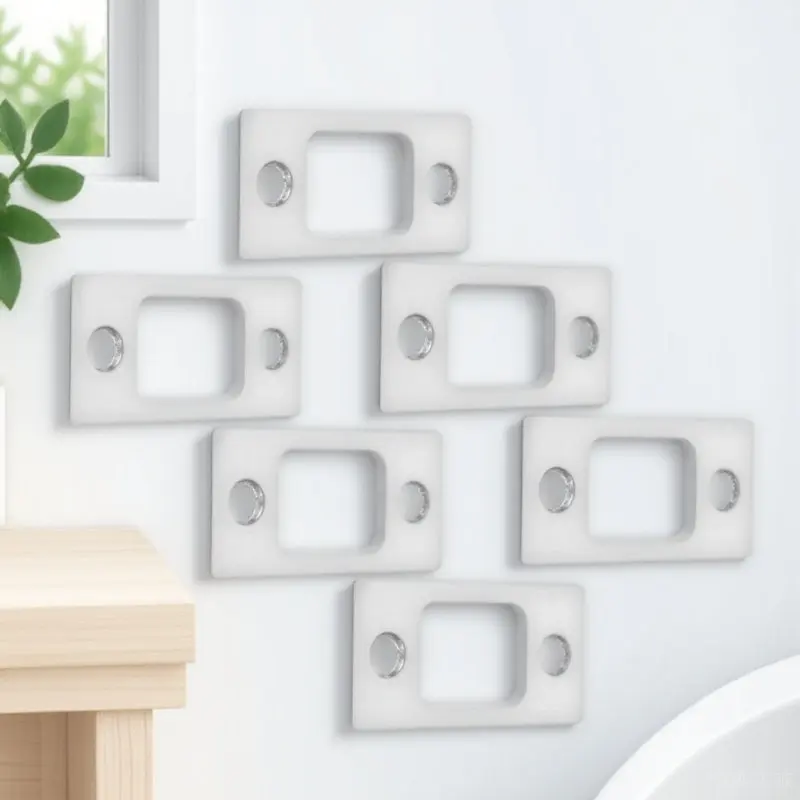 6Pcs Adjustable Deadbolt Strike Plate Steel Door Strike Plate for Enhanced Security Reinforcement Universal Fit for Screen Storm
6Pcs Adjustable Deadbolt Strike Plate Steel Door Strike Plate for Enhanced Security Reinforcement Universal Fit for Screen Storm