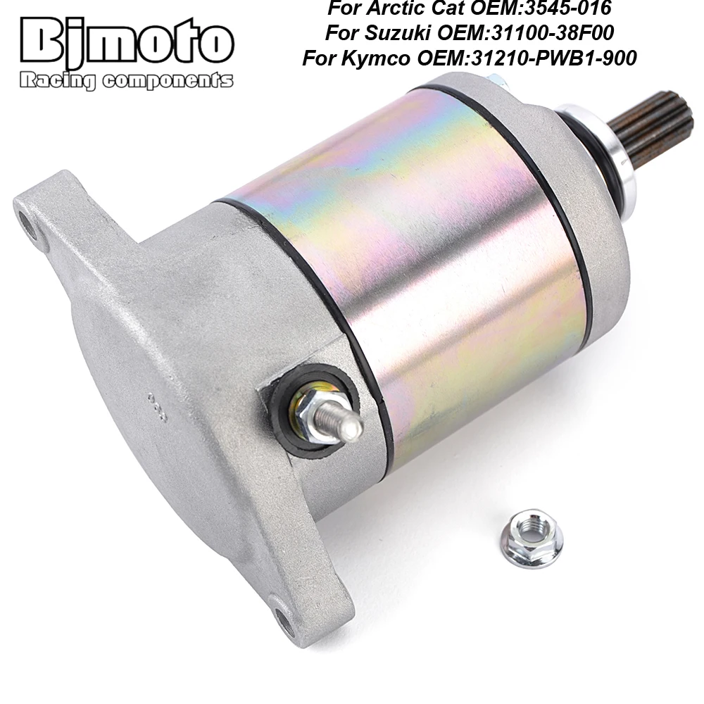 Motorcycle Starter Motor For Kymco Maxxer 375 MXU 400 For Suzuki LTF400 Eiger 4WD ATV LTF400 F Eiger for Arctic Cat 400 2X4
Motorcycle Starter Motor For Kymco Maxxer 375 MXU 400 For Suzuki LTF400 Eiger 4WD ATV LTF400 F Eiger for Arctic Cat 400 2X4