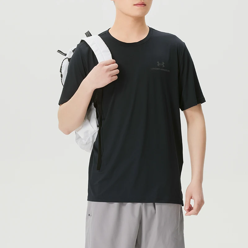 Under Armour T-Shirt Men's Sportswear Running Short-Sleeved Breathable Casual Comfortable Fitness Training Top 1383973-001
Under Armour T-Shirt Men's Sportswear Running Short-Sleeved Breathable Casual Comfortable Fitness Training Top 1383973-001