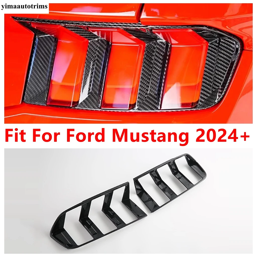 Car Rear Tail Lights Lamps Frame Decoration Cover Trim ABS Carbon Fiber Accessories For Ford Mustang 2024 2025 Exterior Refit
Car Rear Tail Lights Lamps Frame Decoration Cover Trim ABS Carbon Fiber Accessories For Ford Mustang 2024 2025 Exterior Refit
