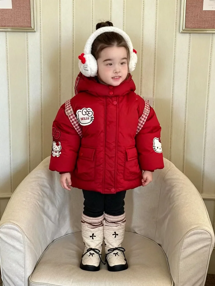 Sanrio Hello Kitty детское утепленное хлопковое пальто с капюшоном в стиле аниме, зимнее пальто Kawaii, теплая пуховая куртка для девочек, хлопковая куртка с героями мультфильмов, топы
Sanrio Hello Kitty детское утепленное хлопковое пальто с капюшоном в стиле аниме, зимнее пальто Kawaii, теплая пуховая куртка для девочек, хлопковая куртка с героями мультфильмов, топы