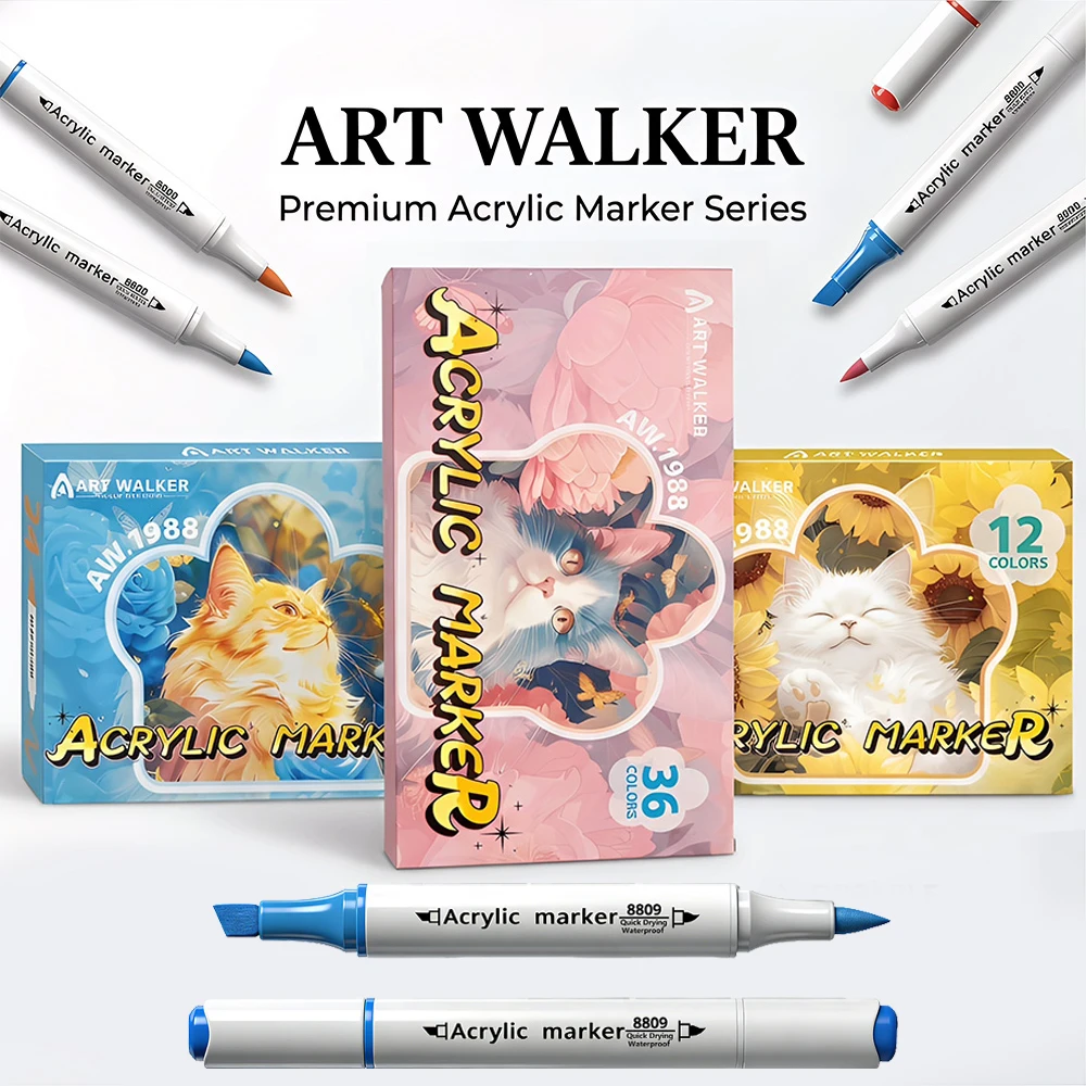 Набор акриловых маркеров с двойным наконечником, 12/24/36 цветов, быстросохнущие, водостойкие, для маркировки, рукоделия, граффити, DIY-творчества, для дома и школы
Набор акриловых маркеров с двойным наконечником, 12/24/36 цветов, быстросохнущие, водостойкие, для маркировки, рукоделия, граффити, DIY-творчества, для дома и школы