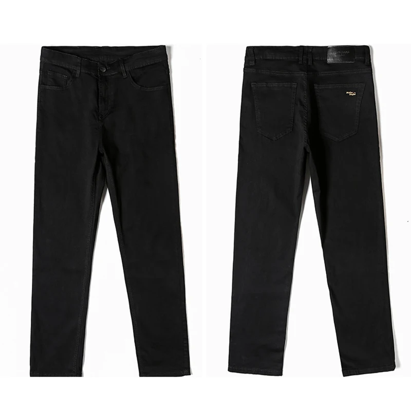 New Men's Classic Straight Black Jeans Fashion Business Casual Elastic Loose Trousers Male Brand Pants Plus Size 40 42 44
New Men's Classic Straight Black Jeans Fashion Business Casual Elastic Loose Trousers Male Brand Pants Plus Size 40 42 44