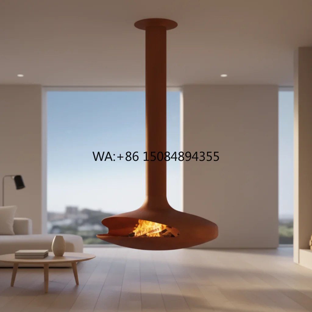 Sleek Saucer Hanging Alcohol & Wood Fire Pit with Steel Mounting Rod Perfect for Gatherings & Ambient Use
Sleek Saucer Hanging Alcohol & Wood Fire Pit with Steel Mounting Rod Perfect for Gatherings & Ambient Use
