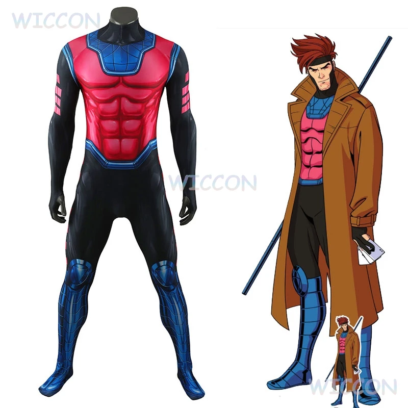 Marv Rivals Remy LeBeau Cosplay Jumpsuit Costume Wig Gambit Uniform Halloween Game Party Mens Bodysuit Super Hero Set Adult kids
Marv Rivals Remy LeBeau Cosplay Jumpsuit Costume Wig Gambit Uniform Halloween Game Party Mens Bodysuit Super Hero Set Adult kids