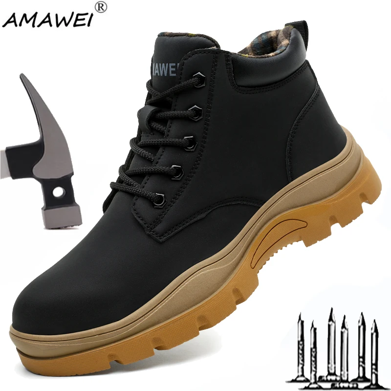Safety Shoes Men New Steel Toe Men's Work Shoes Puncture Proof Work Sneaker Male Protective Footwear Work Man Boots Safety Boots
Safety Shoes Men New Steel Toe Men's Work Shoes Puncture Proof Work Sneaker Male Protective Footwear Work Man Boots Safety Boots