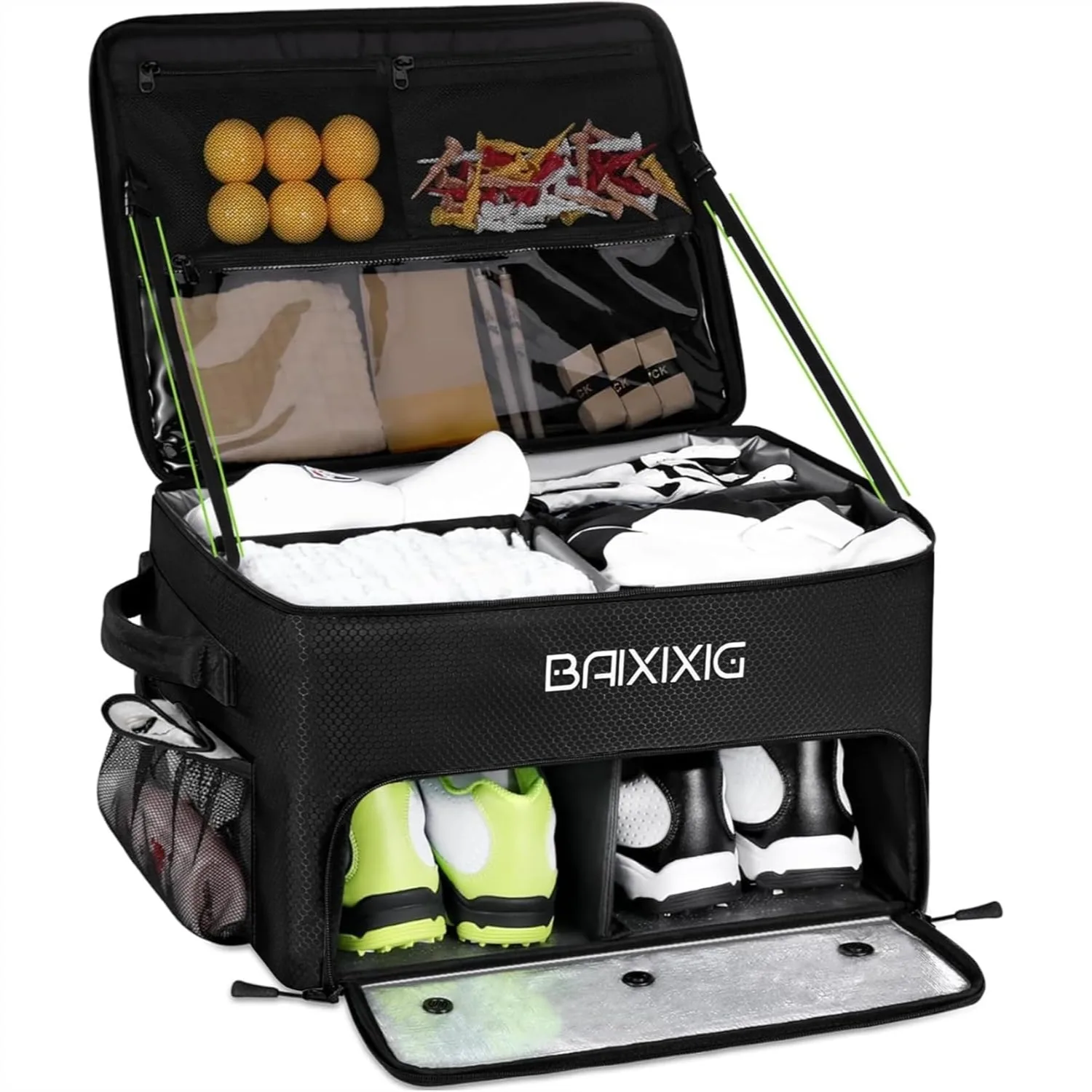 Golf Trunk Organizer, Waterproof Car Golf Locker with Separate Ventilated Shoe Compartment, Large Capacity Storage for Balls
Golf Trunk Organizer, Waterproof Car Golf Locker with Separate Ventilated Shoe Compartment, Large Capacity Storage for Balls