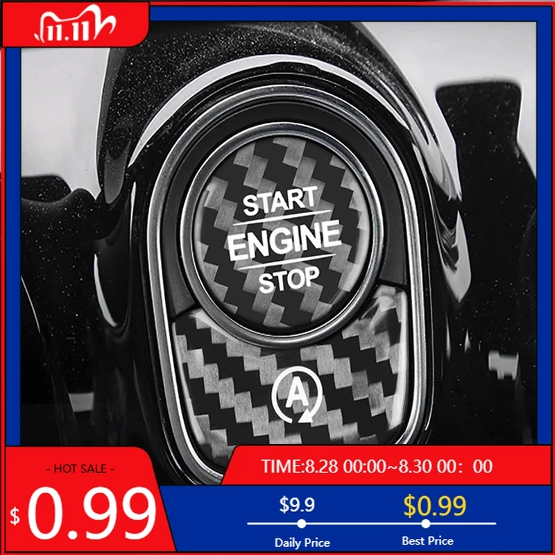 Interior Stickers Car Styling ENGINE START STOP Switch Button Sticker for Mercedes Benz A B GLB Class W177 GLB X247 W247 CLA AMG
Interior Stickers Car Styling ENGINE START STOP Switch Button Sticker for Mercedes Benz A B GLB Class W177 GLB X247 W247 CLA AMG