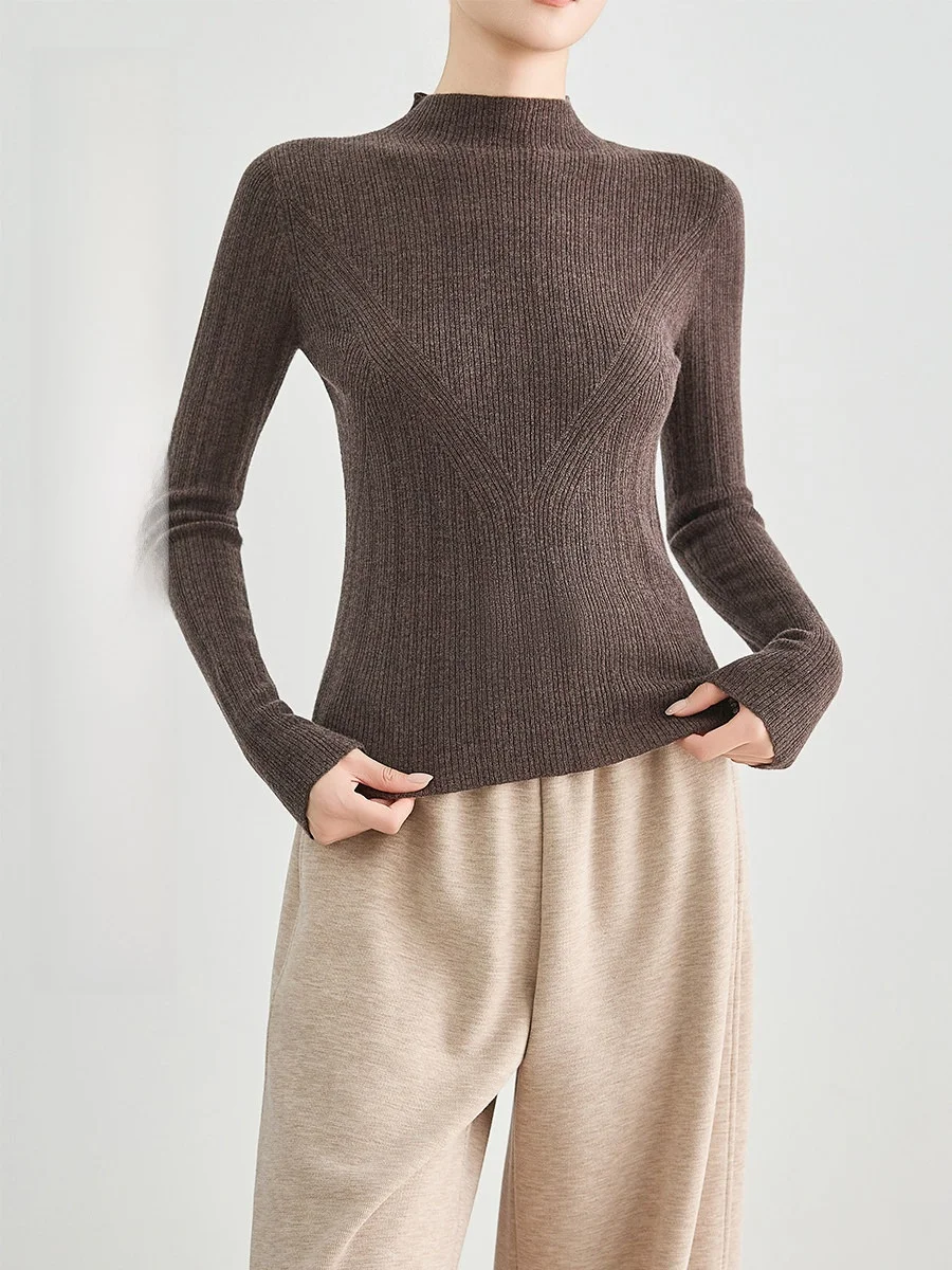 Women's Wool Knitted Top f High Collar Commute ential Base Layer irt Soft Long Sve Pure Color Slim Fit Casual
Women's Wool Knitted Top f High Collar Commute ential Base Layer irt Soft Long Sve Pure Color Slim Fit Casual