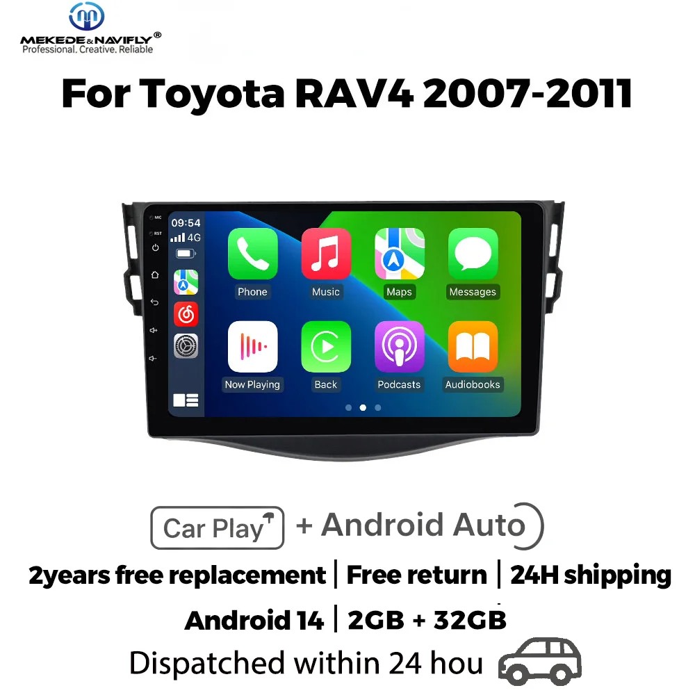 Android 14 Intelligent audio system For Toyota RAV4 Rav 4 2005-2013 2 Din Carplay ips Screen Car radio Stereo Multimedia Player
Android 14 Intelligent audio system For Toyota RAV4 Rav 4 2005-2013 2 Din Carplay ips Screen Car radio Stereo Multimedia Player