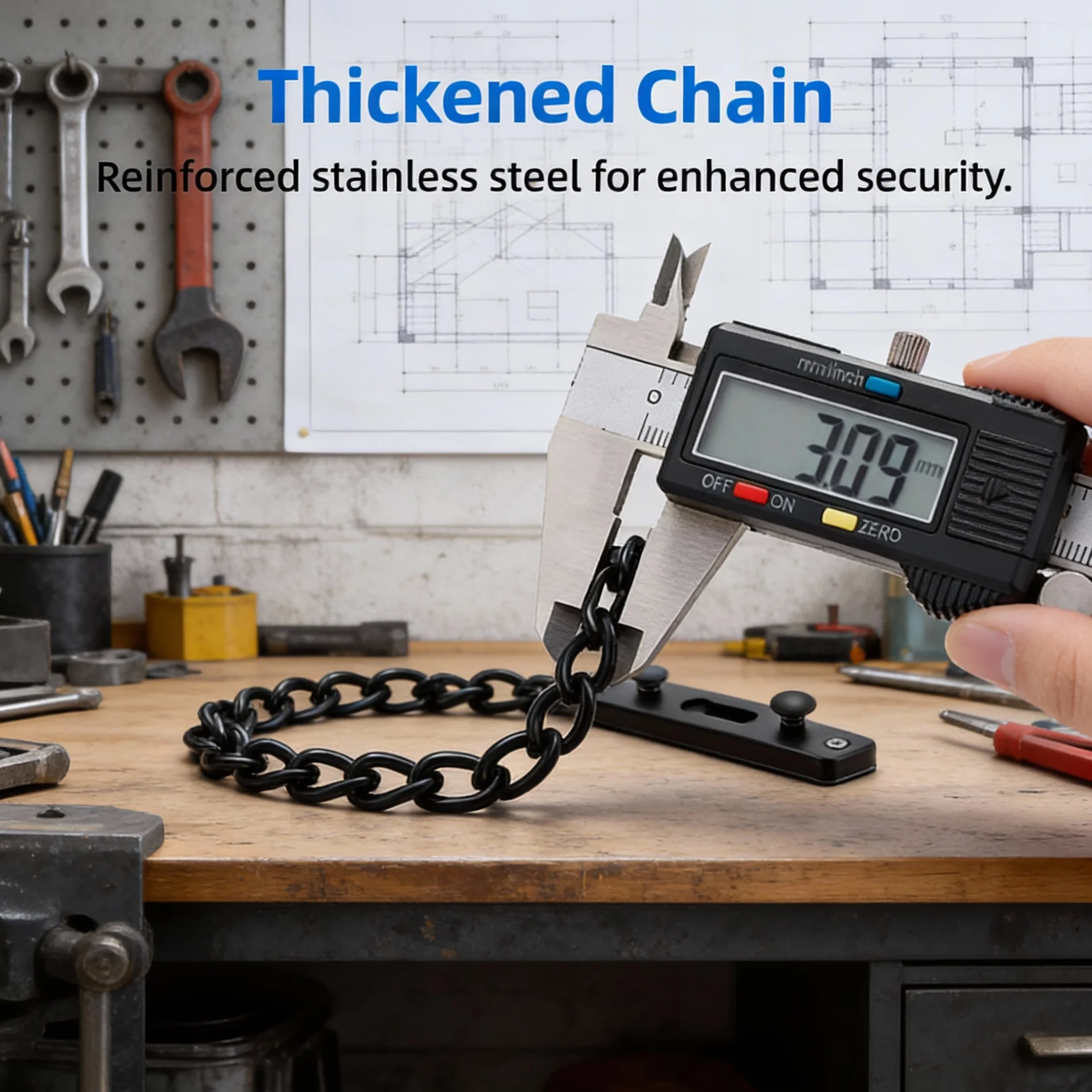Multi-Color Stainless Steel Anti-Lock Door Chain Home Safety Security Anti-Theft Protection for Hotel & Residential Use
Multi-Color Stainless Steel Anti-Lock Door Chain Home Safety Security Anti-Theft Protection for Hotel & Residential Use