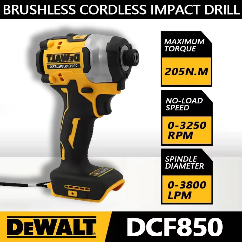 Dewalt DCF850 3250RPM Brushless Impact Driver 205N.m Cordless Screwdriver Electric Impact Drill For Dewalt 20V Battery
Dewalt DCF850 3250RPM Brushless Impact Driver 205N.m Cordless Screwdriver Electric Impact Drill For Dewalt 20V Battery