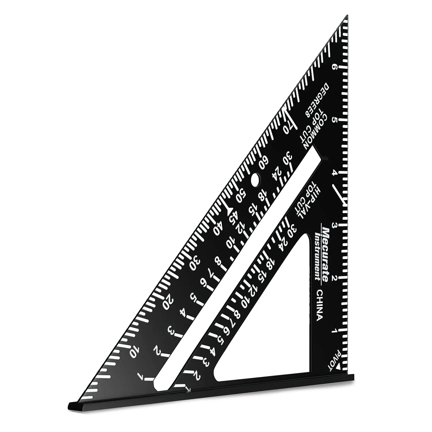 Mecurate Rafter Square, Triangle Carpenter Square Die-cast Aluminum Alloy for Woodworking and Carpentry (7 inch die-Casting)
Mecurate Rafter Square, Triangle Carpenter Square Die-cast Aluminum Alloy for Woodworking and Carpentry (7 inch die-Casting)