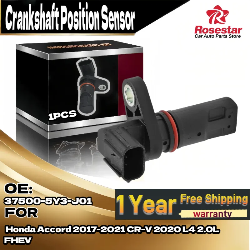 For New Crankshaft Position Sensor 37500-5Y3-J01 For Honda Accord 2017-2021 CR-V 2020 L4 2.0L FHEV
For New Crankshaft Position Sensor 37500-5Y3-J01 For Honda Accord 2017-2021 CR-V 2020 L4 2.0L FHEV