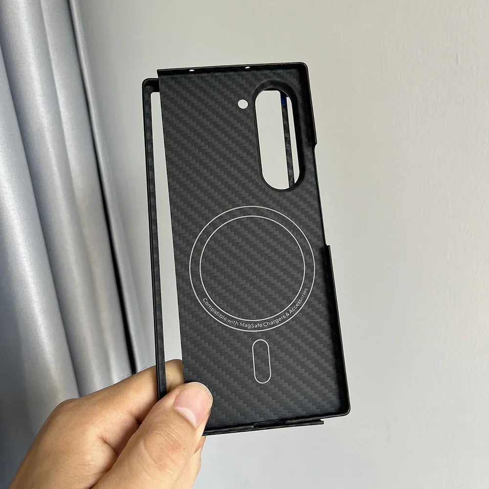 For Magsafe Magnetic carbon fiber Case For Samsung Galaxy Z Fold 6/7cover Ultra-Thin Aramid for Galaxy Z Fold 6/7 Magnetic case
For Magsafe Magnetic carbon fiber Case For Samsung Galaxy Z Fold 6/7cover Ultra-Thin Aramid for Galaxy Z Fold 6/7 Magnetic case