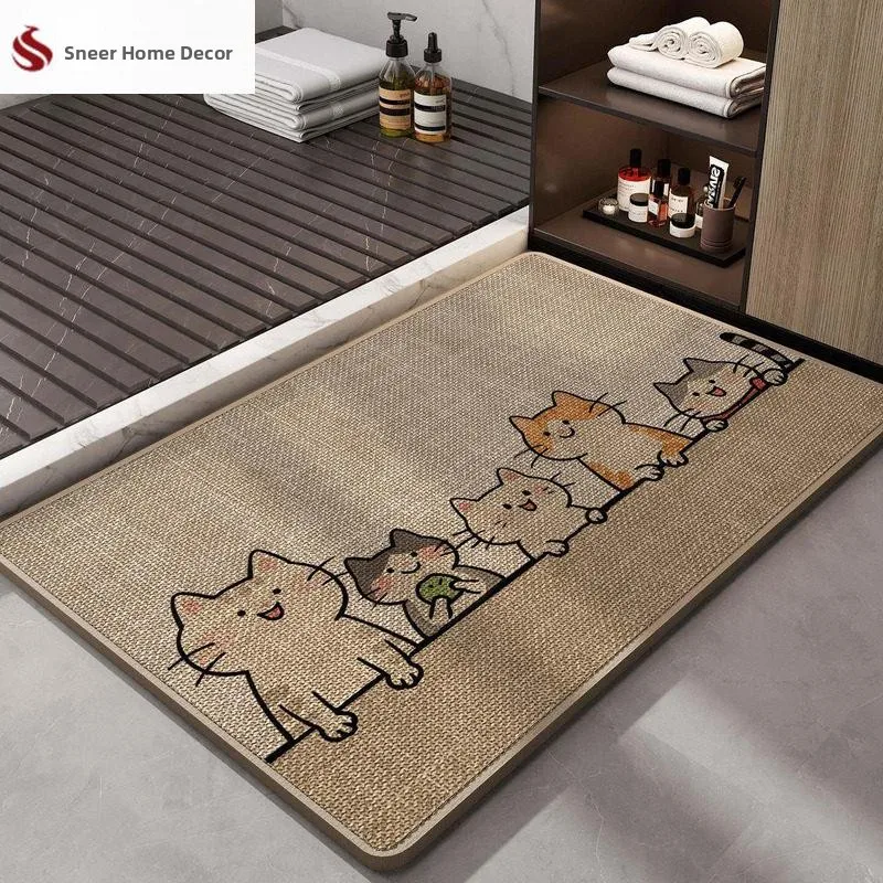 Bathroom Anti-Slip Liner Mat Linen Material Bath Room Special Use Non-Slip Floor Mat Toilet Mat Rectangular Shape Home Decor
Bathroom Anti-Slip Liner Mat Linen Material Bath Room Special Use Non-Slip Floor Mat Toilet Mat Rectangular Shape Home Decor