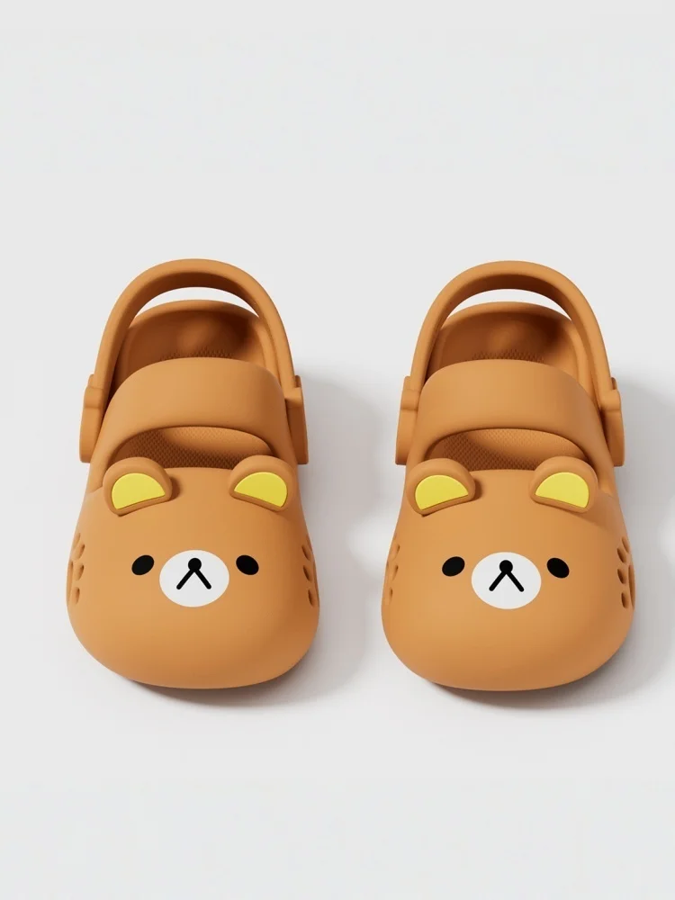 2026 New Cute Bear Closed Toe Clogs Cartoon Lovely Style Trendy Outdoor Slippers, Thick Sole Non-slip Hole Shoes Comfortable
2026 New Cute Bear Closed Toe Clogs Cartoon Lovely Style Trendy Outdoor Slippers, Thick Sole Non-slip Hole Shoes Comfortable