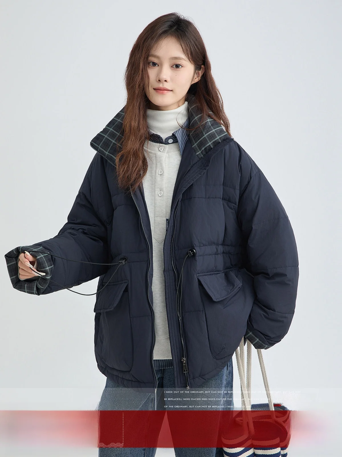 MoZaic High-End Women's Puffer Jaet Quilted White Du down Stand Collar Bread Sle Warmth Coat Zipper Closure Long Sve
MoZaic High-End Women's Puffer Jaet Quilted White Du down Stand Collar Bread Sle Warmth Coat Zipper Closure Long Sve