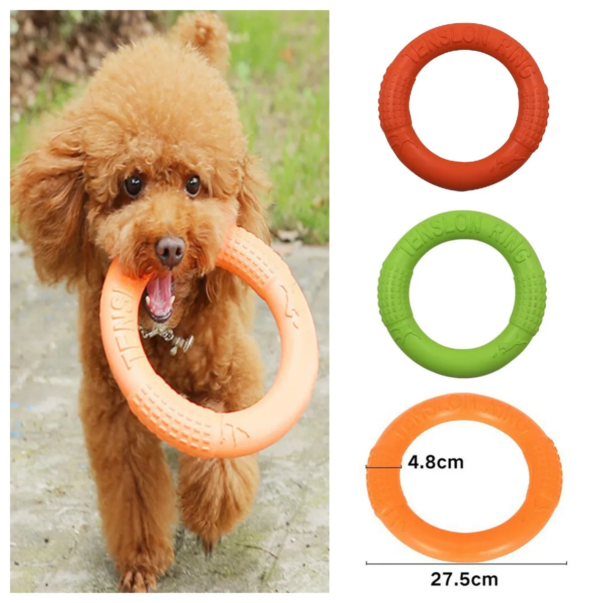 Pet Flying Discs Dog Training Outdoor Ring Puller Resistant Bite Floating Toy Puppy Outdoor Interactive Game Products Tool
Pet Flying Discs Dog Training Outdoor Ring Puller Resistant Bite Floating Toy Puppy Outdoor Interactive Game Products Tool